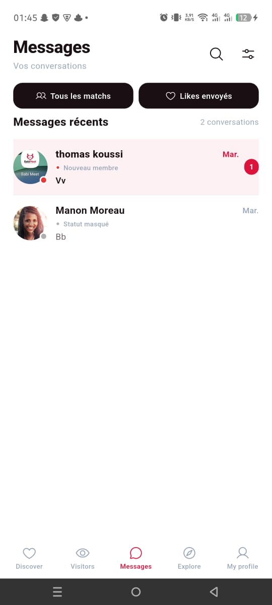 Messages — Babi Meet